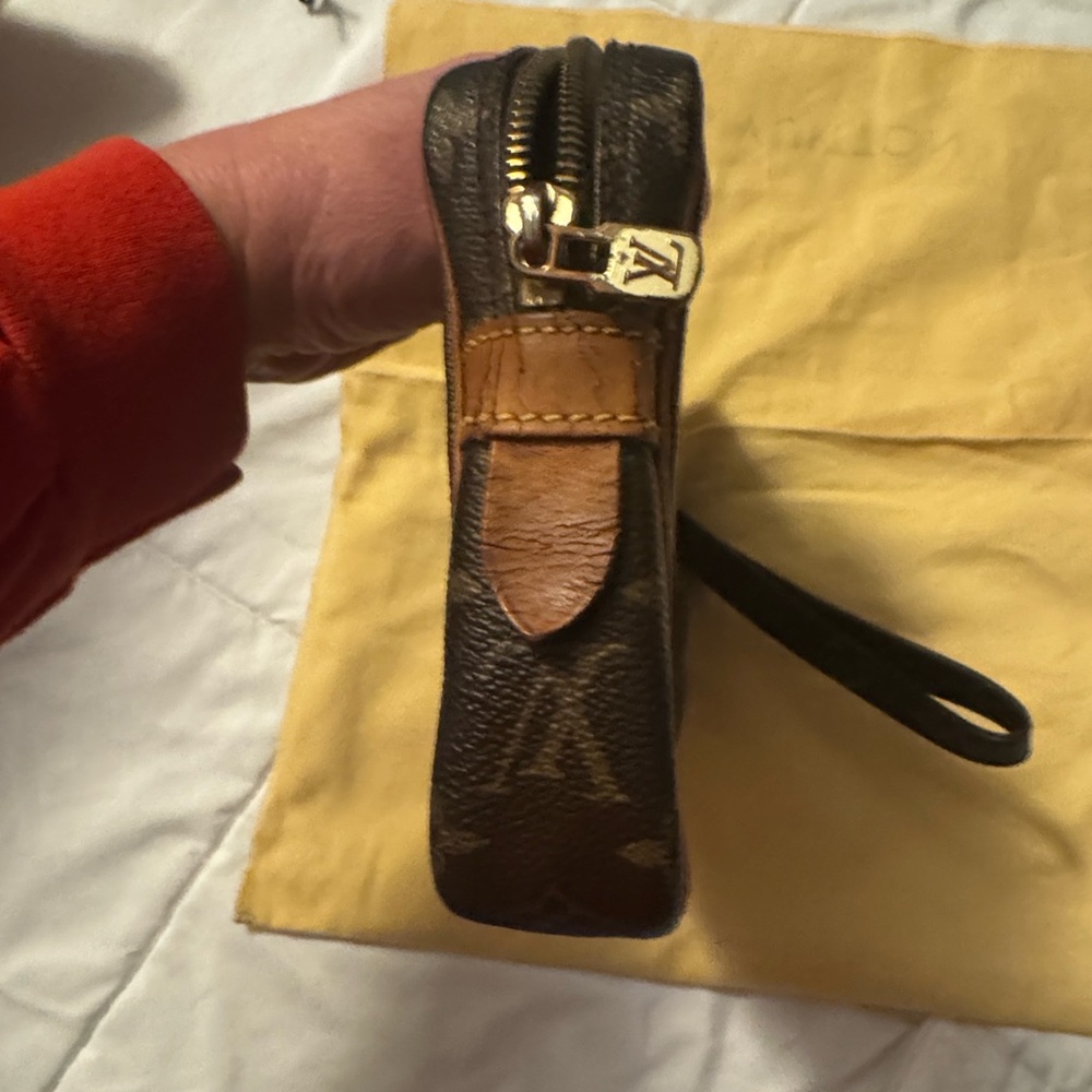 Louis Vuitton Brown Monogram Wristlet - Picture 10 of 14